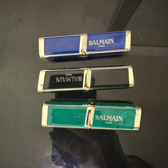 limited edition balmain x l'oreal lipsticks all 3 shades in a bundle